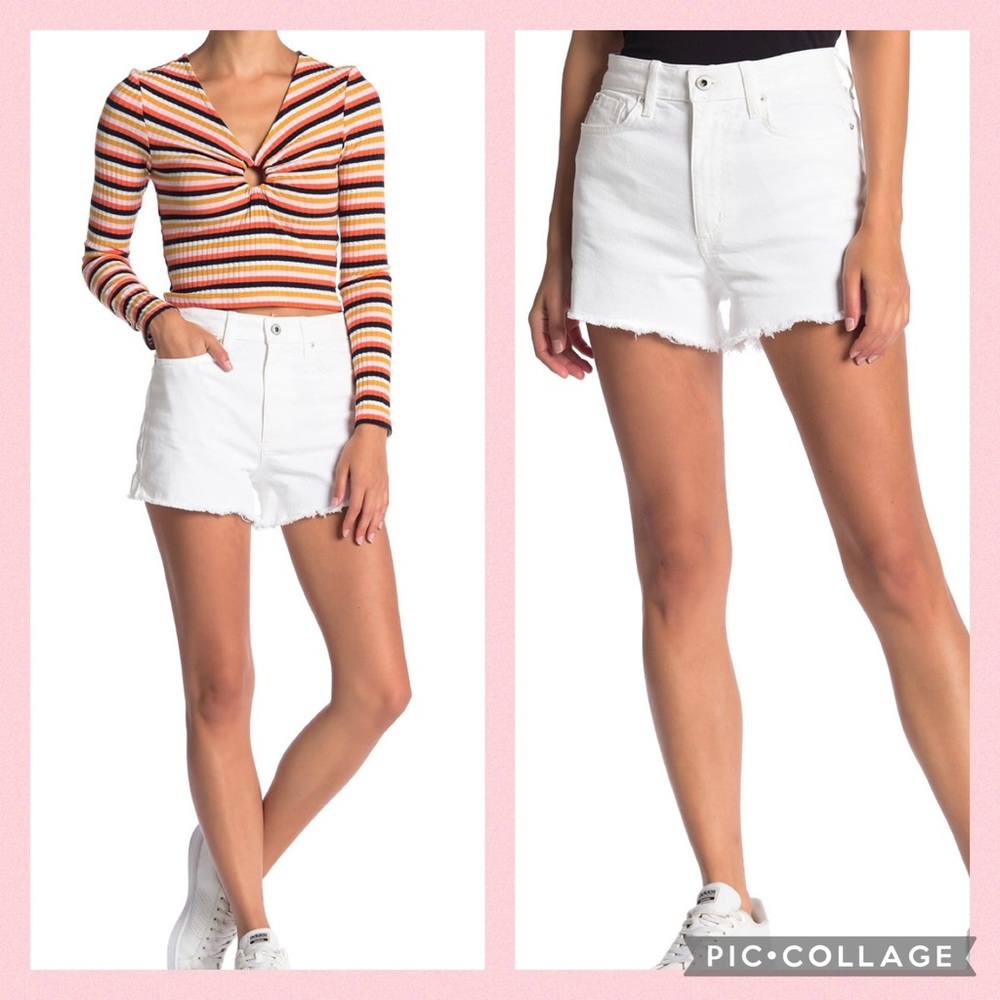 Ella Moss Vintage High Waist Short White